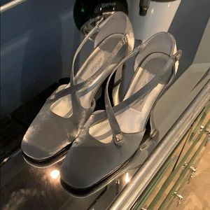 Silver heels, pewter